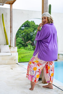 Gilmore Blouse - Dusty Amethyst - Almost Famous by Jinx the Label