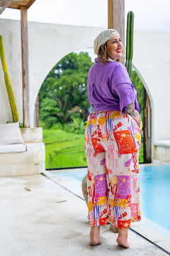 Gilmore Blouse - Dusty Amethyst - Almost Famous by Jinx the Label