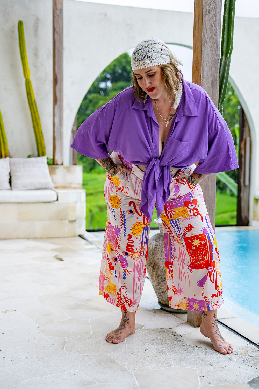 Gilmore Blouse - Dusty Amethyst - Almost Famous by Jinx the Label