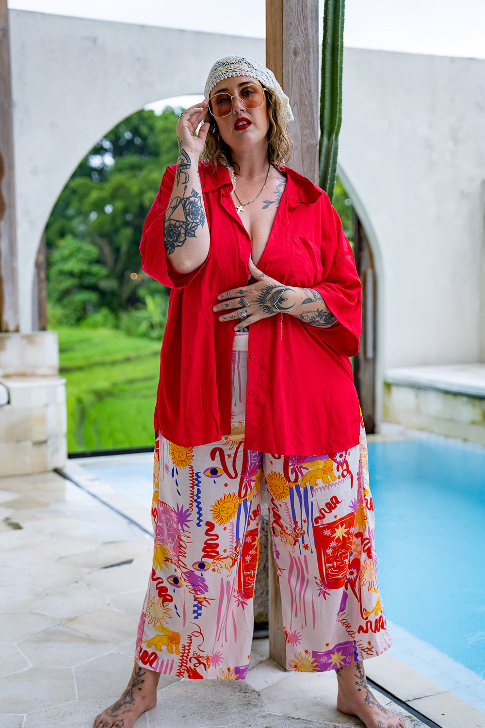 Gilmore Blouse - Poppy - Almost Famous by Jinx the Label