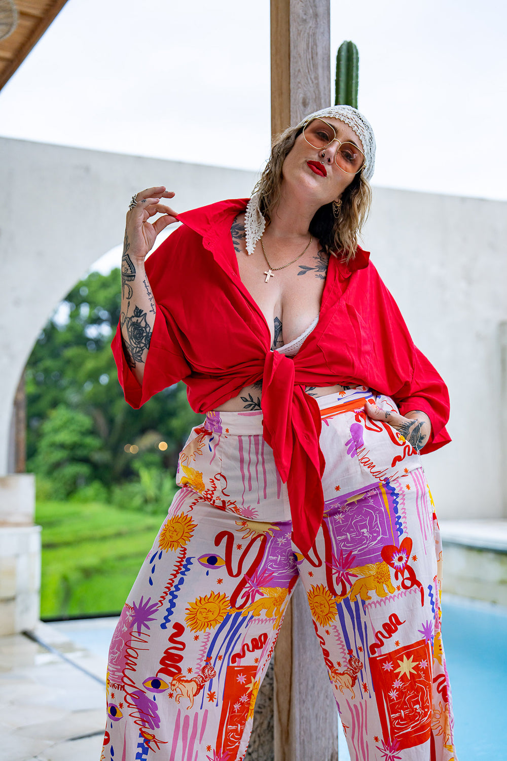 Gilmore Blouse - Poppy - Almost Famous by Jinx the Label