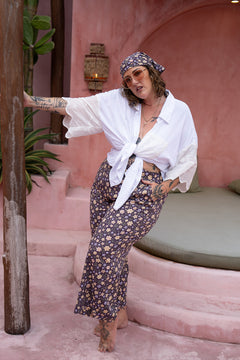 Gilmore Blouse - White - Almost Famous by Jinx the Label