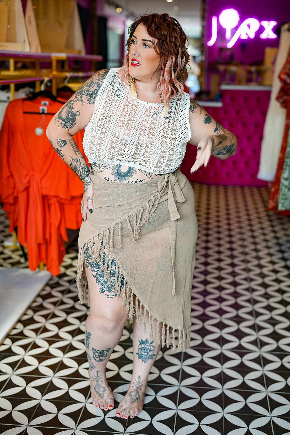 Hemp Sarong - Natural by Jinx the Label