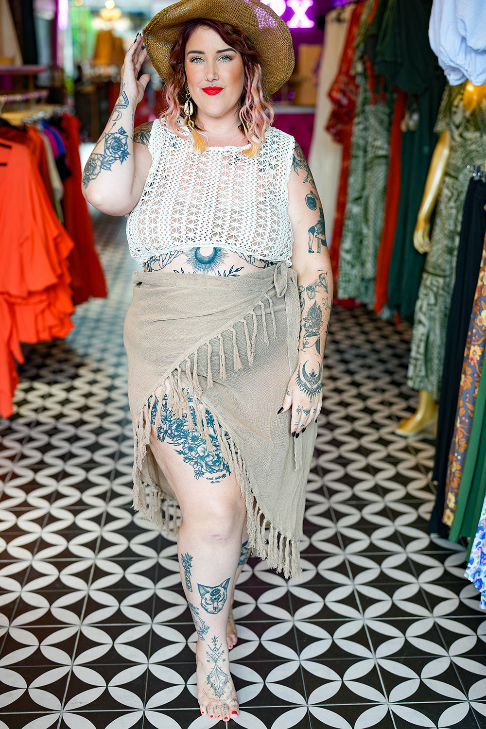 Hemp Sarong - Natural by Jinx the Label
