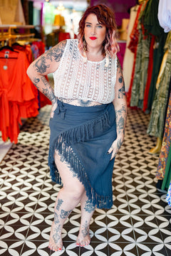 Hemp Sarong - Navy by Jinx the Label