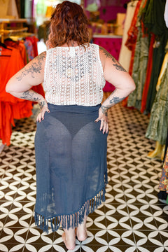 Hemp Sarong - Navy by Jinx the Label