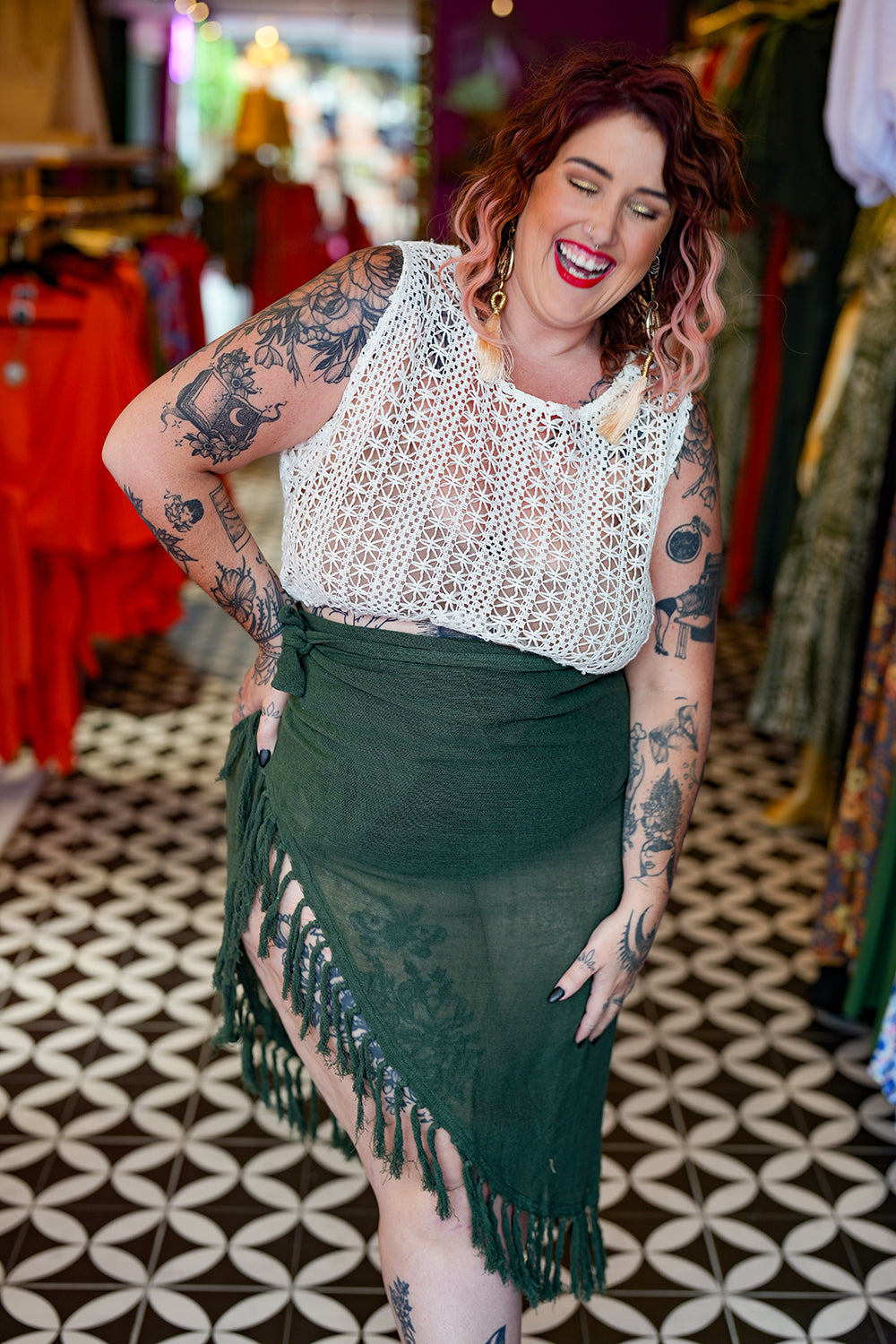 Hemp Sarong - Olive by Jinx the Label