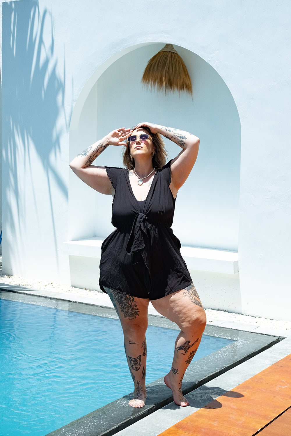 Jewel Jumpsuit in Black by Jinx the Label