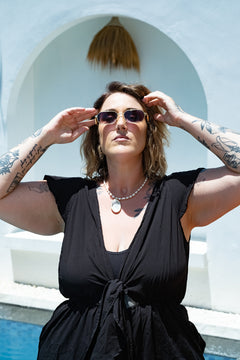 Jewel Jumpsuit in Black by Jinx the Label