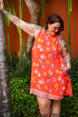 Kita Mini Dress - Red Mexi by Jinx the Label