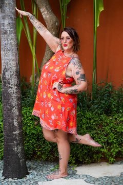 Kita Mini Dress - Red Mexi by Jinx the Label