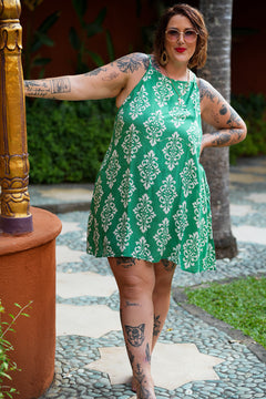 Kita Mini Dress - Regal Jade by Jinx the Label