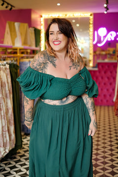 Kora Skirt - Emerald by Jinx the Label