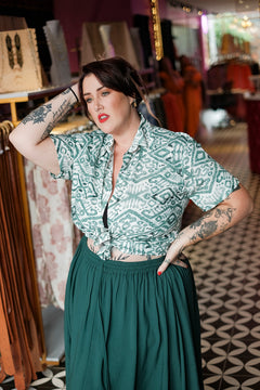 Kora Skirt - Emerald by Jinx the Label