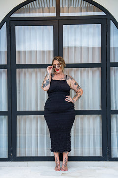Kristen Long Dress - Black - Almost Famous by Jinx the Label