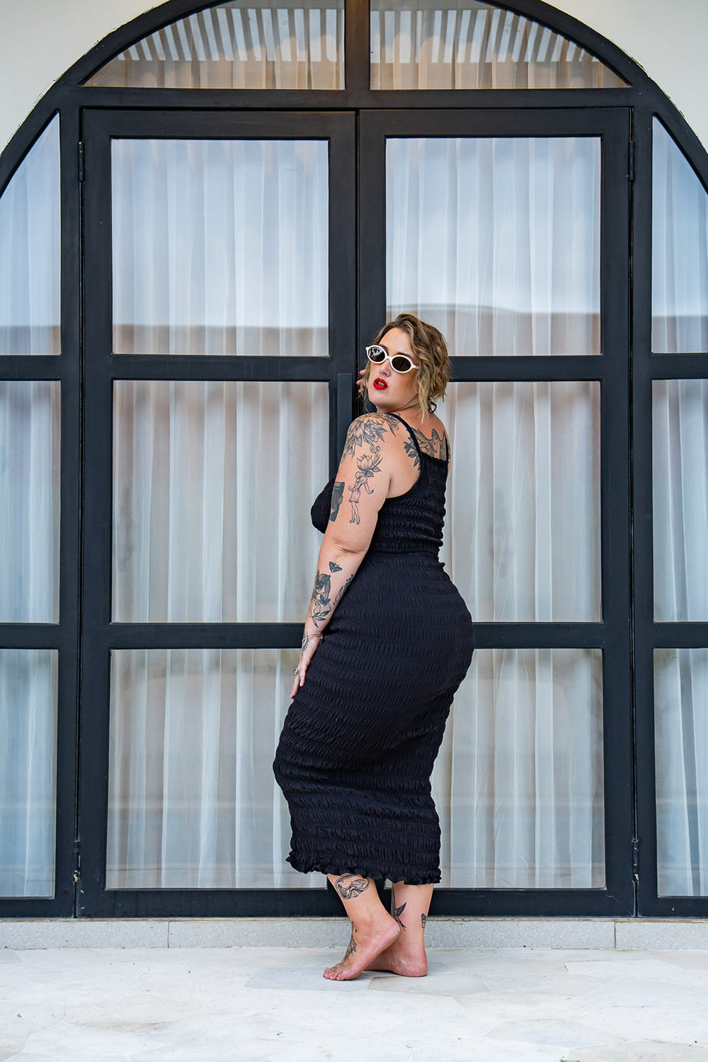 Kristen Long Dress - Black - Almost Famous by Jinx the Label