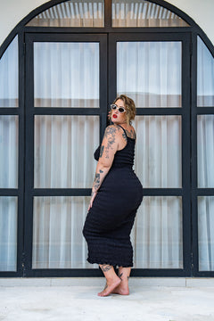 Kristen Long Dress - Black - Almost Famous by Jinx the Label