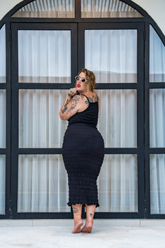 Kristen Long Dress - Black - Almost Famous by Jinx the Label
