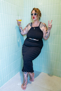 Kristen Long Skirt - Black - Almost Famous by Jinx the Label