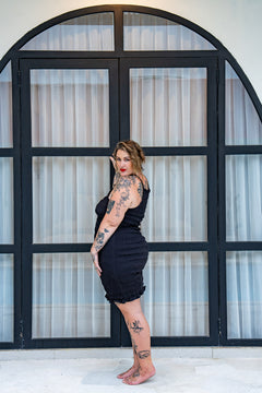 Kristen Short Dress - Black - Almost Famous by Jinx the Label