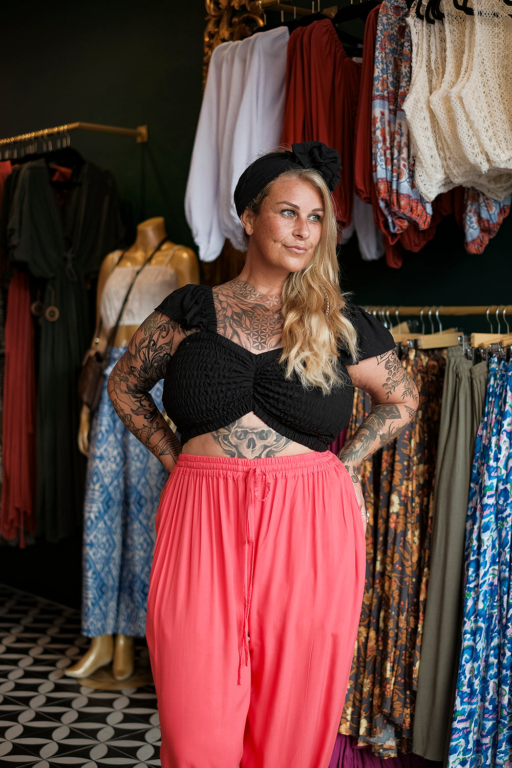 Lexi Crop Top - Black by Jinx the Label