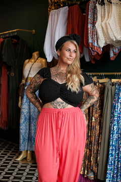 Lexi Crop Top - Black by Jinx the Label