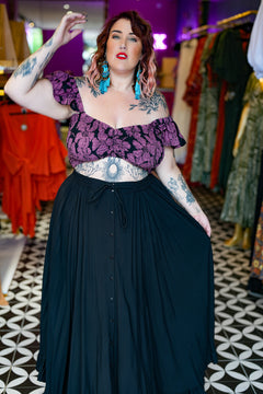 Lexi Crop Top - Plum by Jinx the Label