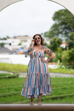 Lola Maxiana Dress - Playschool - Almost Famous by Jinx the Label
