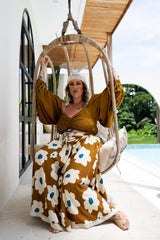 Lovina Crop Top - Wild Saffron - Almost Famous by Jinx the Label