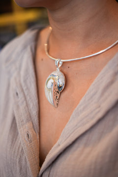 Lunar Nautilus Necklace - Sunspell by Jinx the Label