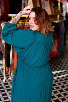 Magnolia Maxi Dress - Emerald by Jinx the Label
