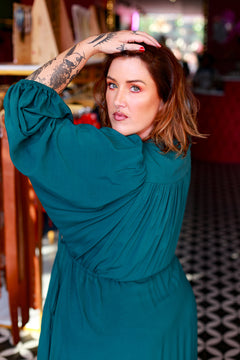 Magnolia Maxi Dress - Emerald by Jinx the Label