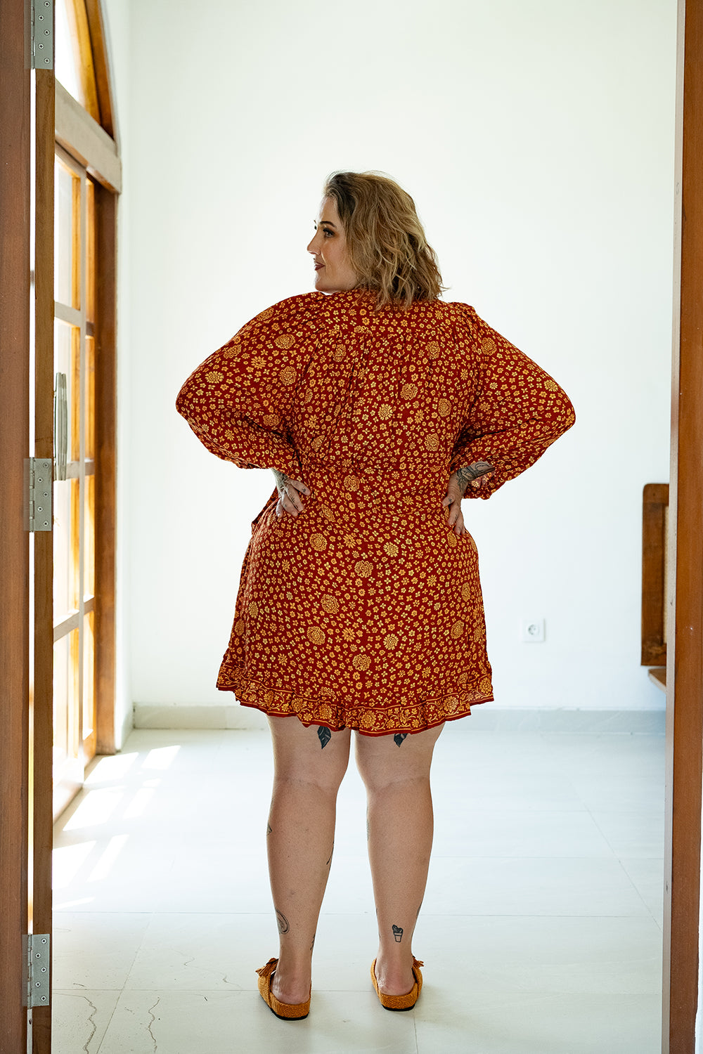 Magnolia Mini Dress in Java Dreams by Jinx the Label