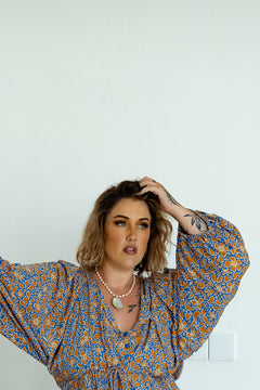 Magnolia Mini Dress in Ulu by Jinx the Label