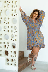 Magnolia Mini Dress in Ulu by Jinx the Label