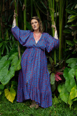 Magnolia Maxi Dress in Coral Bloom by Jinx the Label