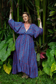 Magnolia Maxi Dress in Coral Bloom by Jinx the Label