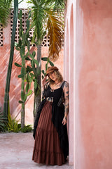 Maiden Dress Cover | Black Bohemian Layering Dress Cover | Jinx The Label