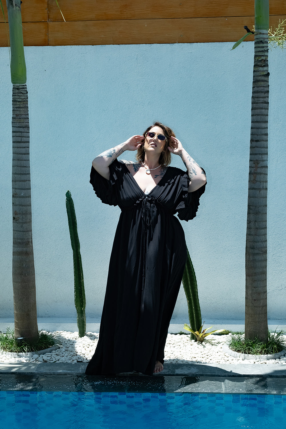 Marsha Maxi Dress in Black by Jinx the Label