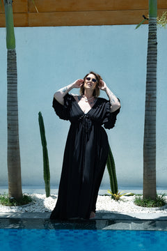 Marsha Maxi Dress in Black by Jinx the Label