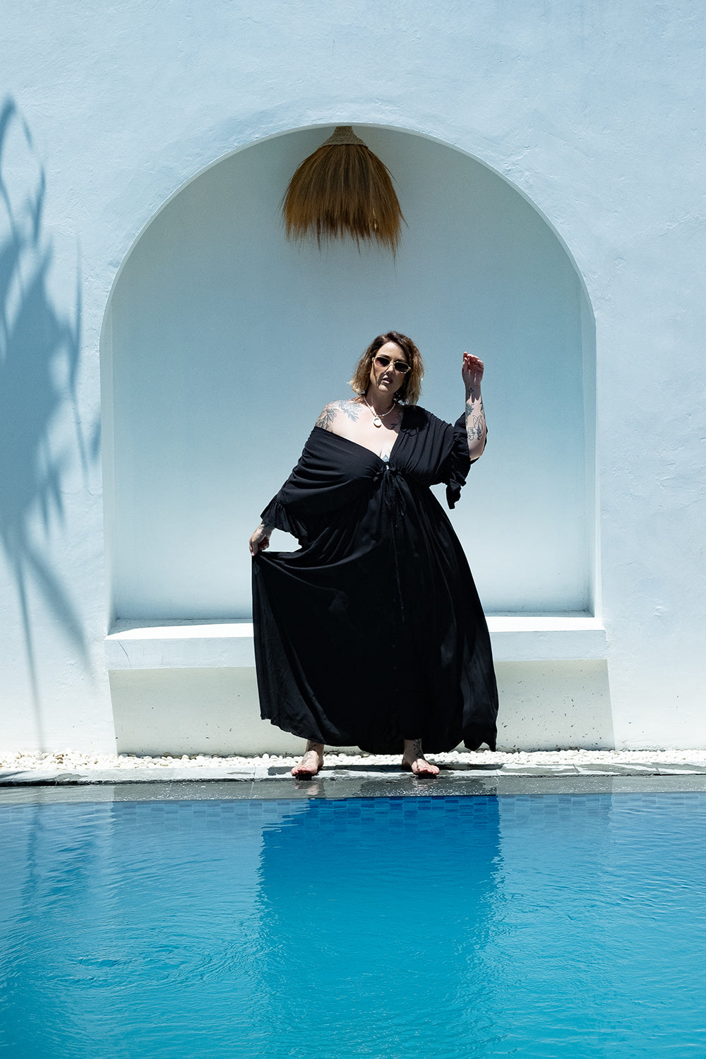 Marsha Maxi Dress in Black by Jinx the Label