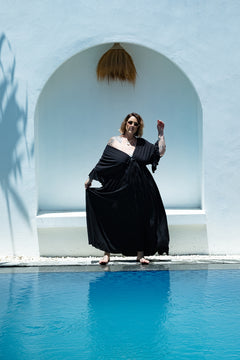 Marsha Maxi Dress in Black by Jinx the Label