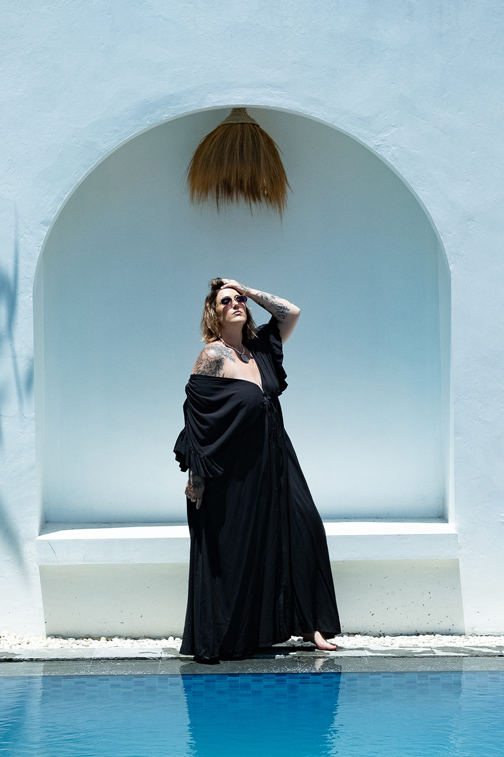 Marsha Maxi Dress in Black by Jinx the Label