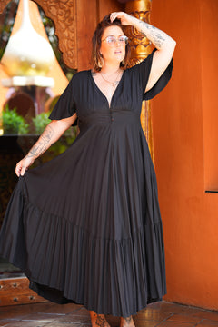 Mary Dress - Black - By Jinx the Label