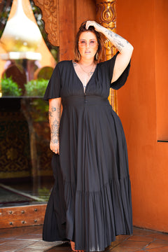 Mary Dress - Black - By Jinx the Label