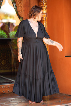 Mary Dress - Black - By Jinx the Label