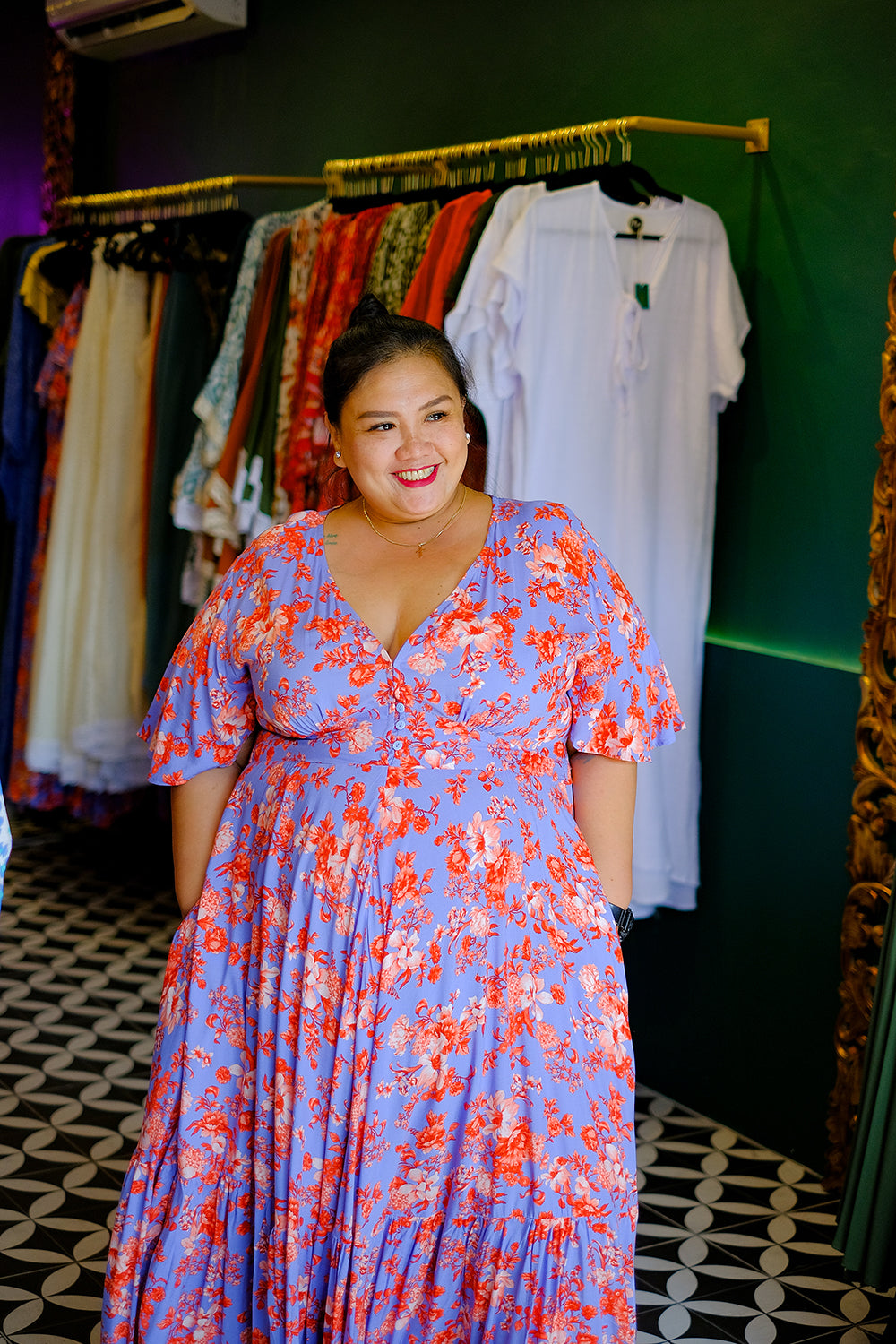 Mary Dress - Sunset Prism by Jinx the Label