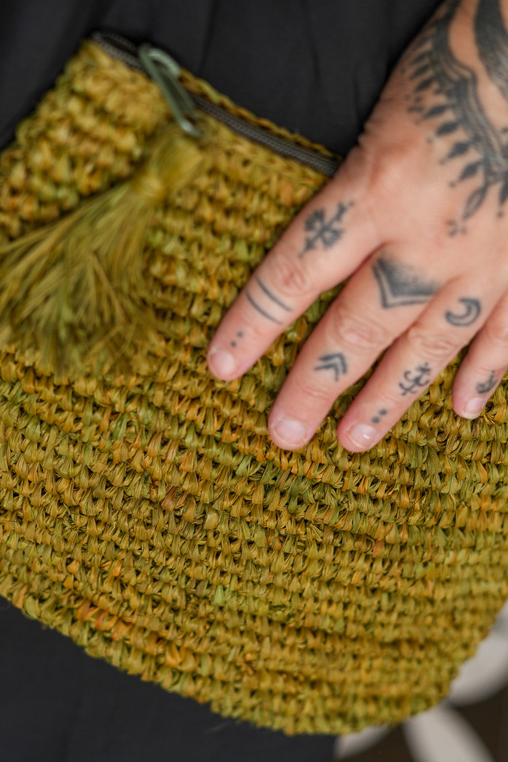 Meadow Clutch in Wild Moss - Flower Power by Jinx the Label