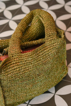 Meadow Tote in Wild Moss - Flower Power by Jinx the Label