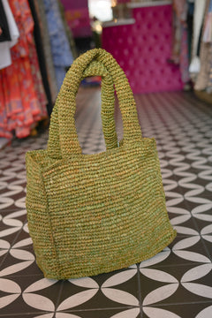 Meadow Tote in Wild Moss - Flower Power by Jinx the Label